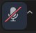 Ikona ugasnjen mikrofon
